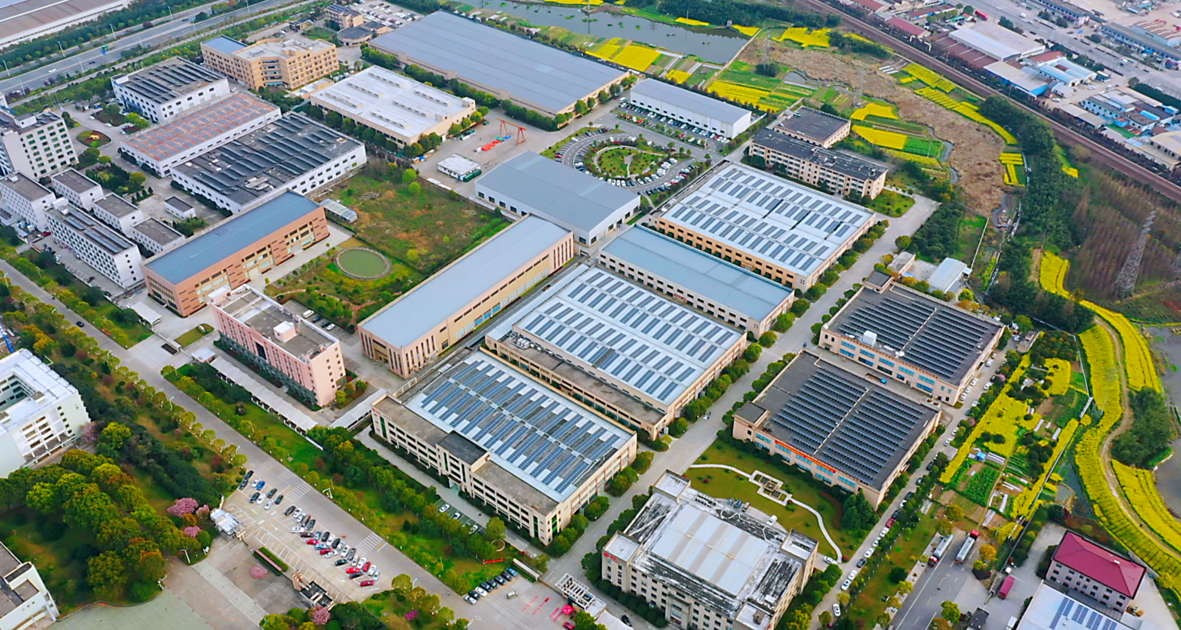 精密园区鸟瞰图